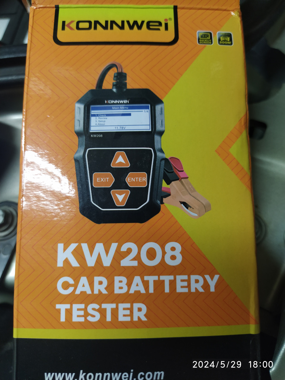 Приобрел Konnwei KW208, тест аккумулятора. — Renault Duster (1G), 1,6 л,  2014 года | аксессуары | DRIVE2