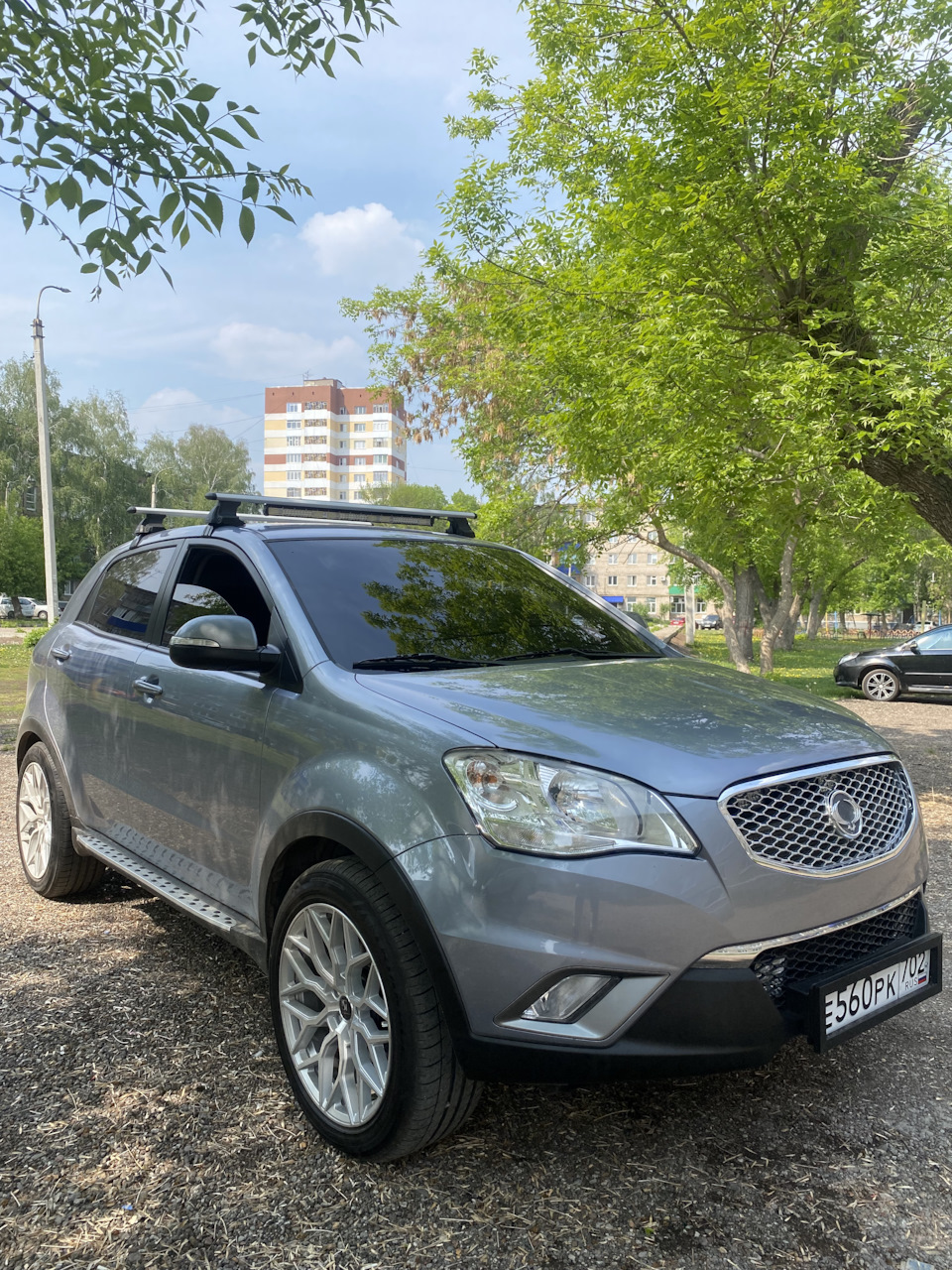 Установка порогов — SsangYong Actyon (2G), 2 л, 2012 года | аксессуары |  DRIVE2