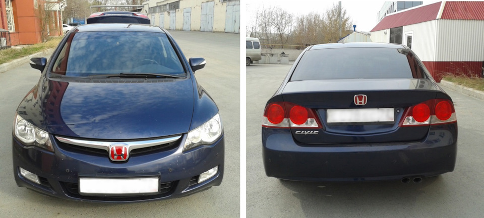 Комплект эмблем Honda Civic 4D (8G)/ Accord 7, 8 на Honda Accord (7G ...