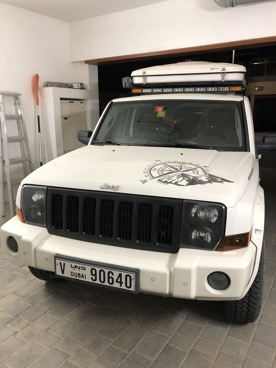 лайтбар 54 дюйма! встал почти как родной! — Jeep Commander (XK), 5,7 л ...