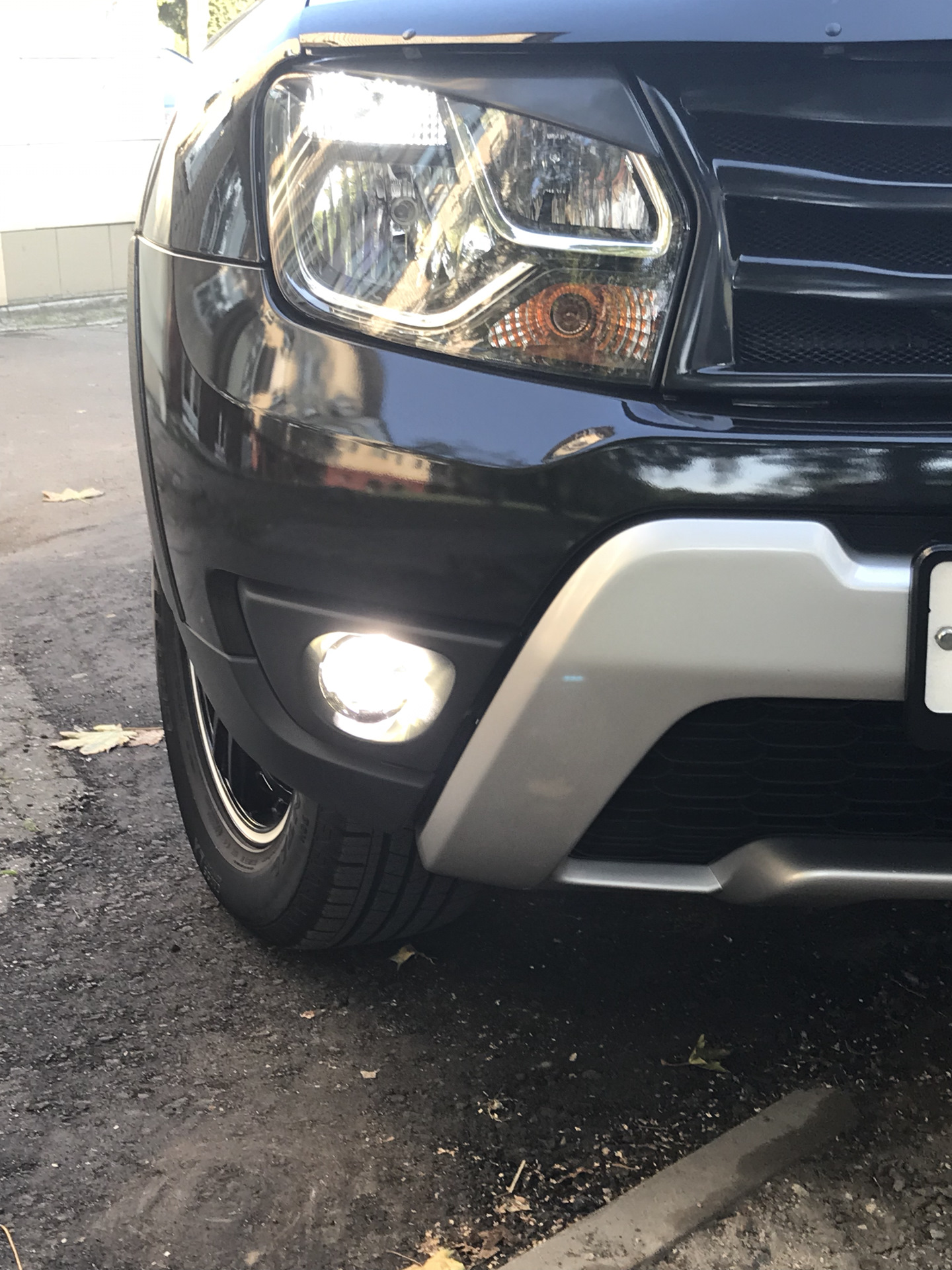 Как снять противотуманную фару дастер ПТФ 2 установил но еще не вечер))) - Renault Duster (1G), 2 л, 2016 года тюнинг 