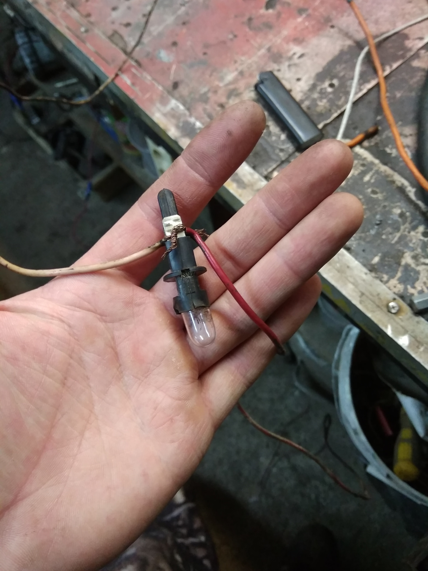 обрыв форсунки