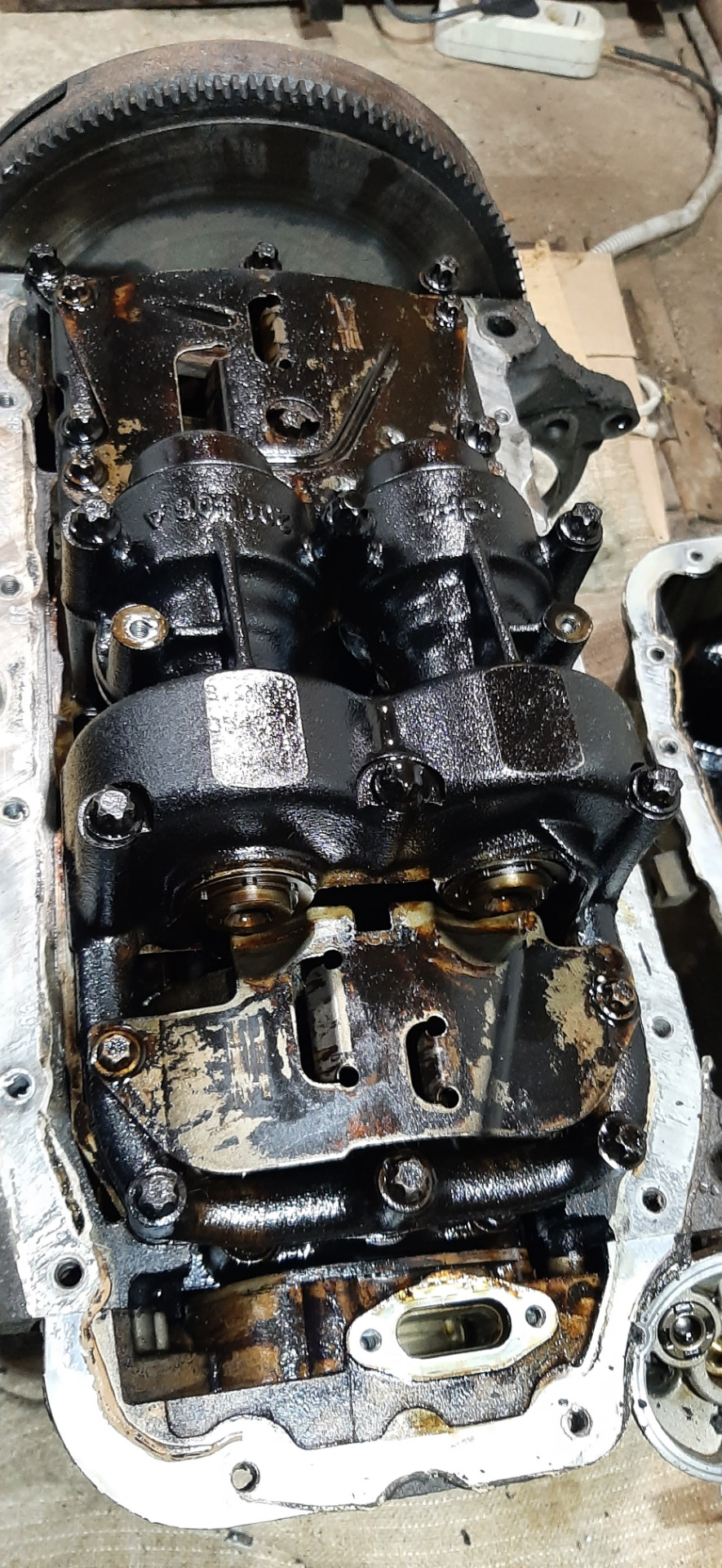 Капремонт двигателя Z24SED, Шевроле Каптива с100.Часть3 Разборка блока ...