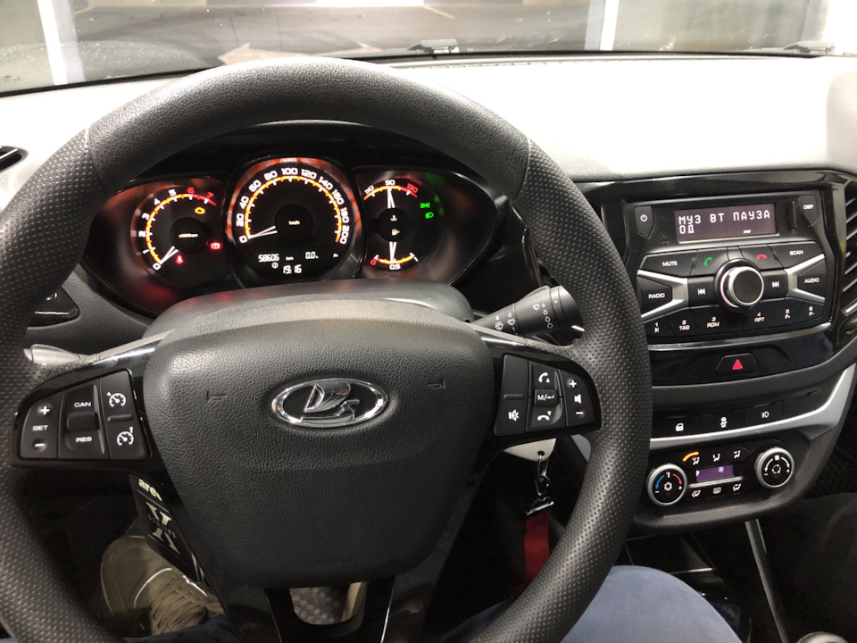 Установка мультируля в комплектацию классик старт — Lada Vesta (1G), 1 ...