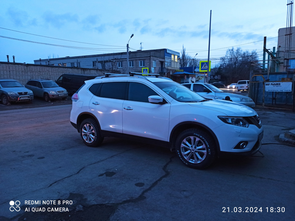 Новая летняя резина АТ — Nissan X-Trail III (t32), 2 л, 2016 года ...