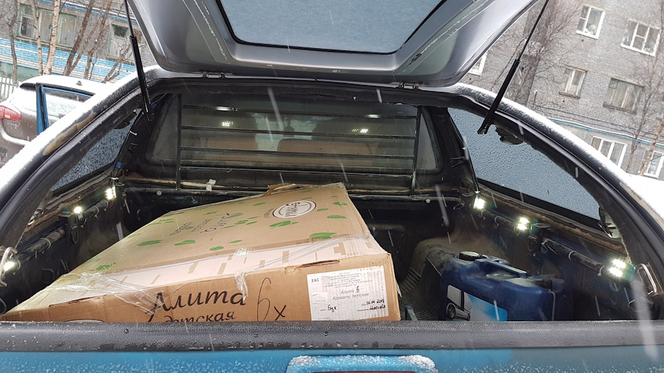 Подсветка кунга — Mitsubishi L200 (4G), 2,5 л, 2008 года | электроника ...