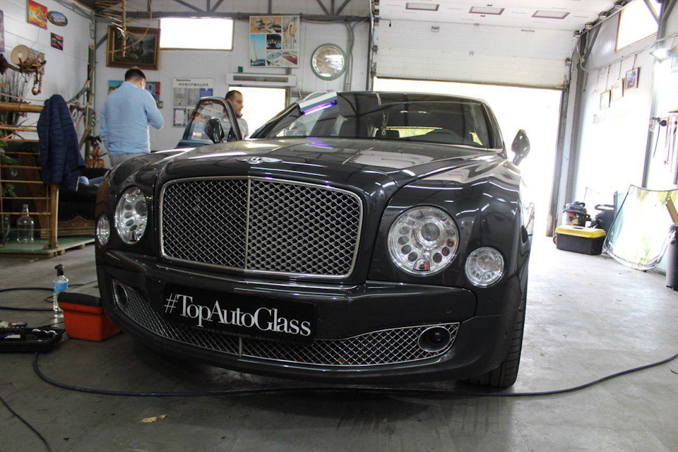 Ремонт Скола и Трещин Bentley Mulsanne — Автостекла TopAutoGlass на DRIVE2