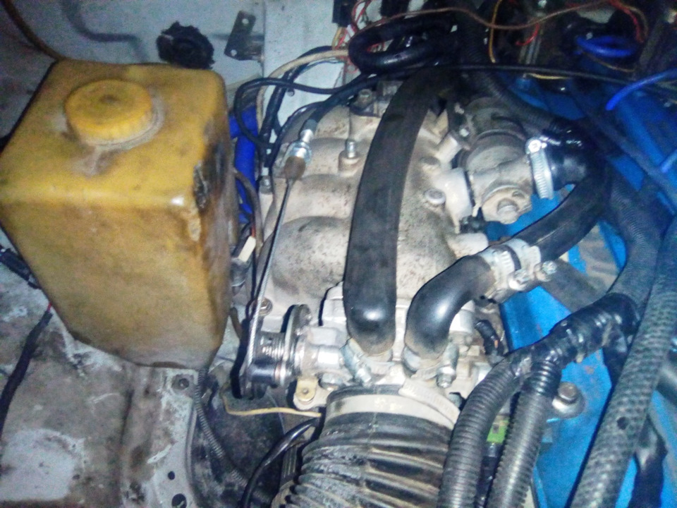 Установка двигателя газ 31029