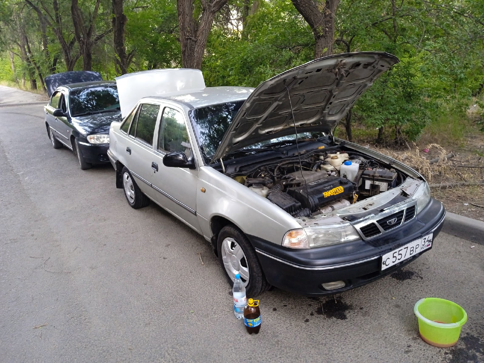 Радиатор SAT — ум и отвага. Ремонт \"побырику\" на улице. — Daewoo Nexia ...