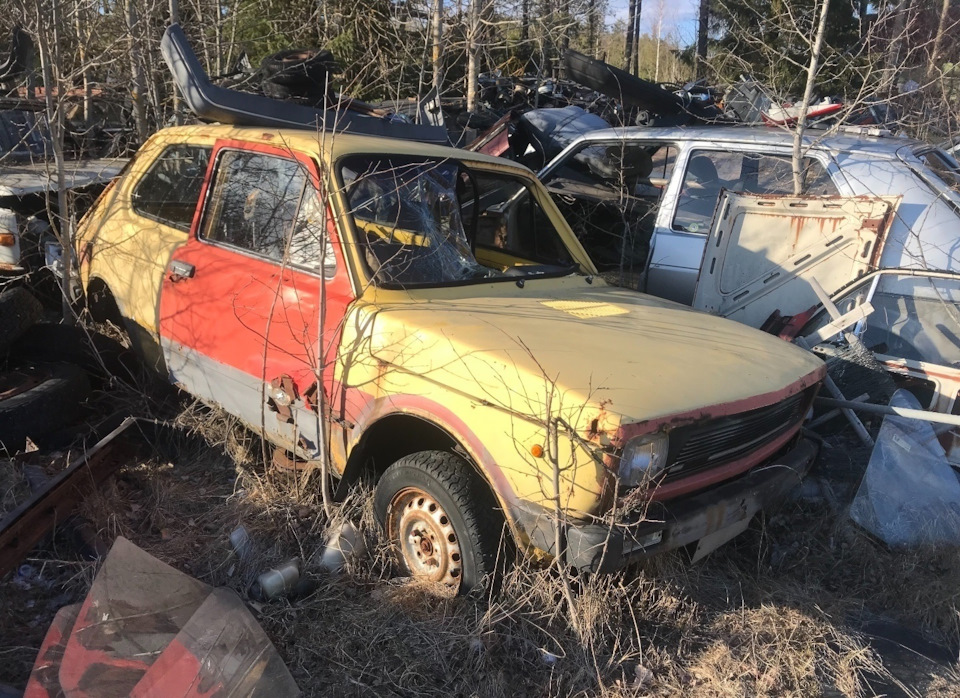 Брошенные авто в европе