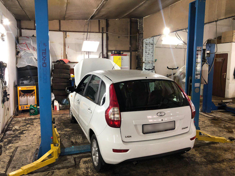 Замена ремня ГРМ, роликов, помпы и антифриза — Lada Калина Хэтчбек (2G ...