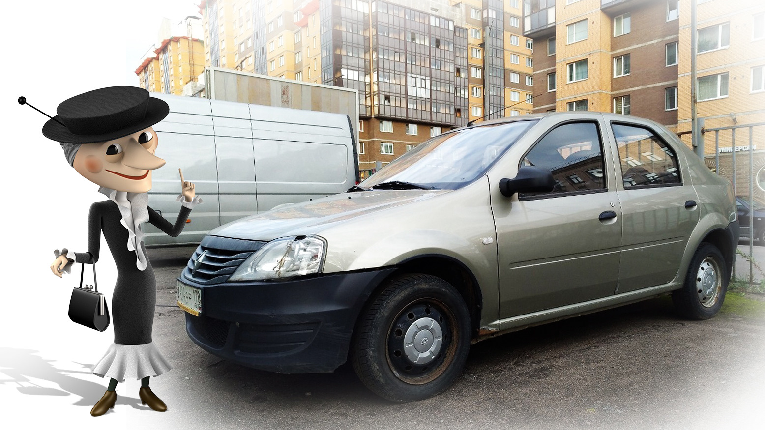 Renault Logan (1G) 1.4 бензиновый 2011 | Старуха Шапокляк на DRIVE2