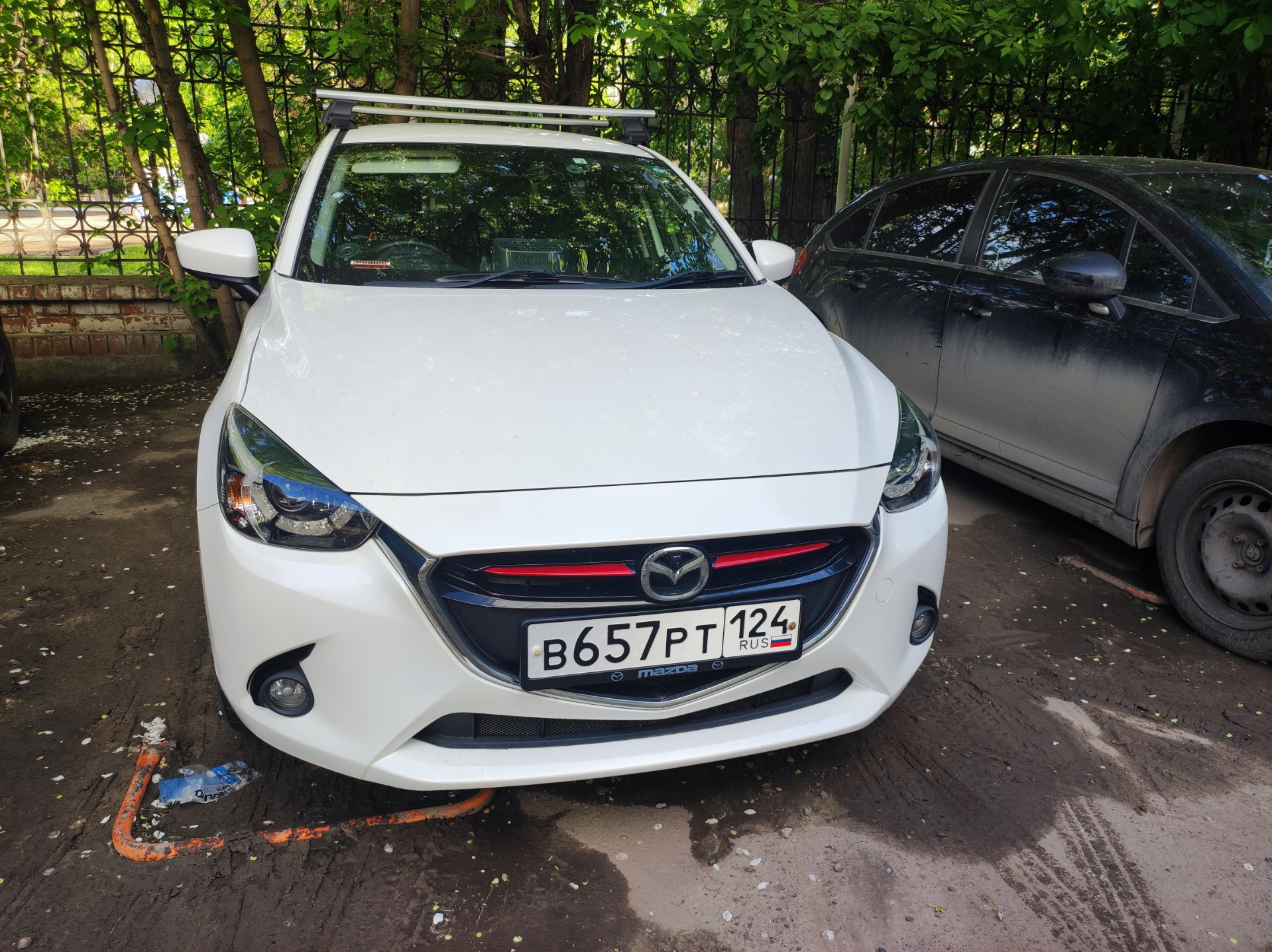 Яркие глазки, ну прямо как в сказке — Mazda Demio (4G), 1,5 л, 2016 ...