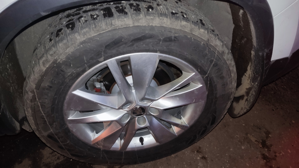 Замена на зиму или нордман может! — Skoda Kodiaq (1G), 2 л, 2020 года ...
