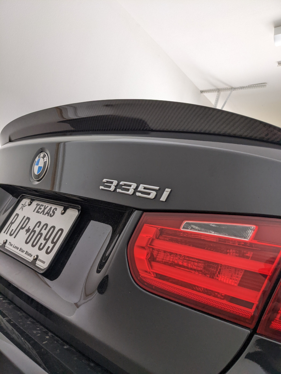 CF Duck-tail: доп фото сбоку по заявкам — BMW 3 series (F30), 3 л ...