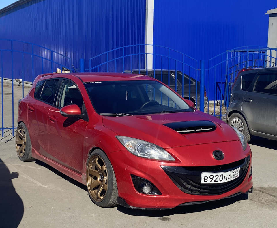 Занижение mazda 3 bk