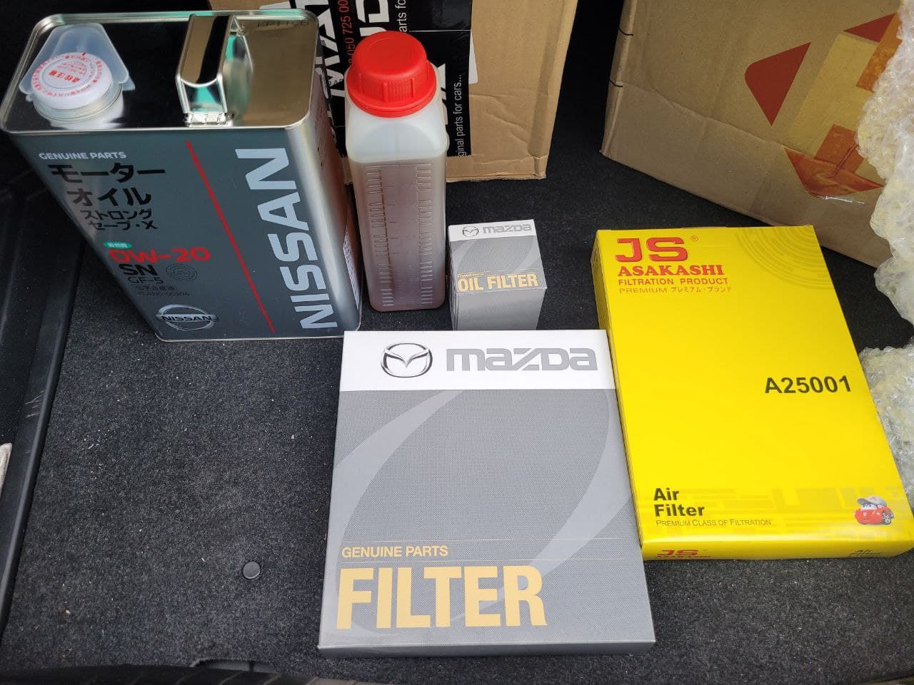 расходники мазда