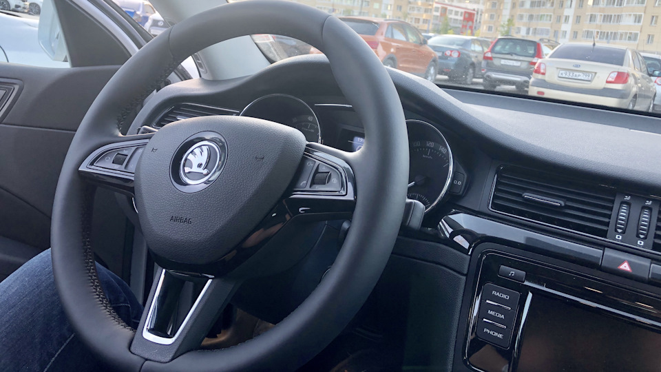 Как снять руль шкода суперб 2 Перешив и утолщение руля - Skoda Superb Mk2, 2 л, 2015 года стайлинг DRIVE2