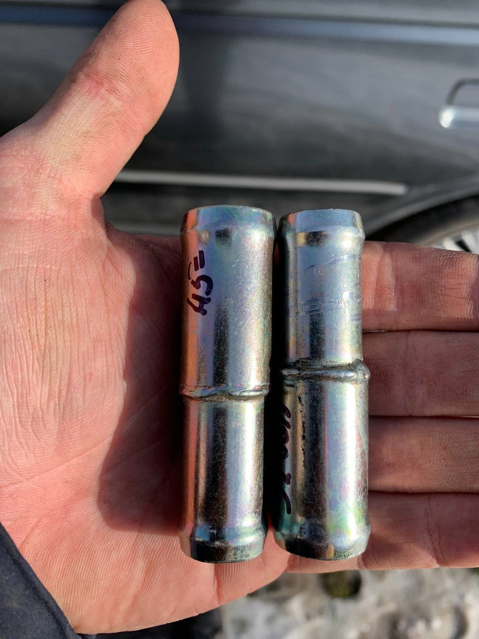 Патрубки радиатора печки/ убираем колхоз — Peugeot 405, 1,9 л, 1988 ...