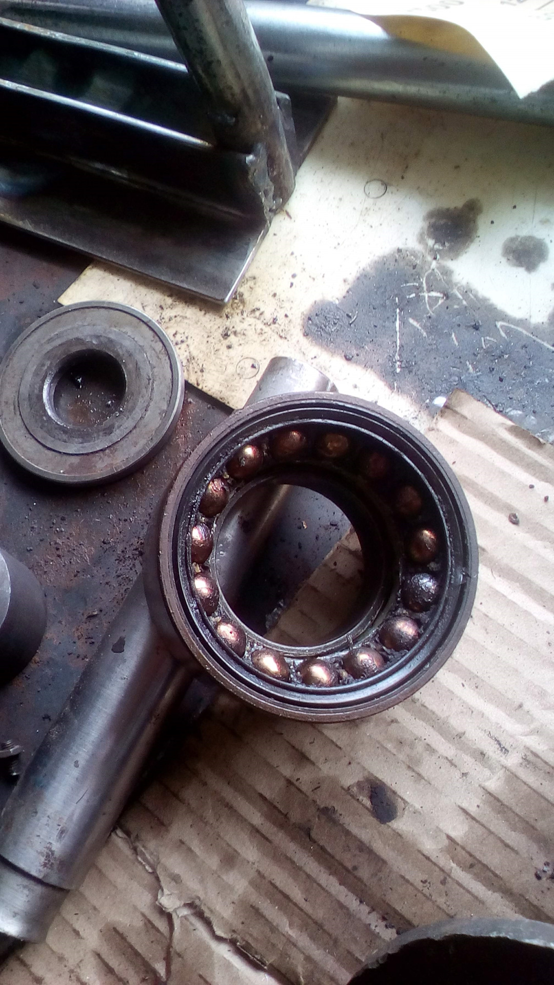 Стук в правом переднем колесе — Nissan Primera (P12), 1,8 л., 2003 года ...