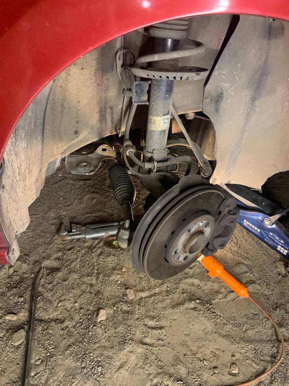 Устранение стука в рейке за дёшего — Volkswagen Polo Sedan, 1,6 л, 2013 ...