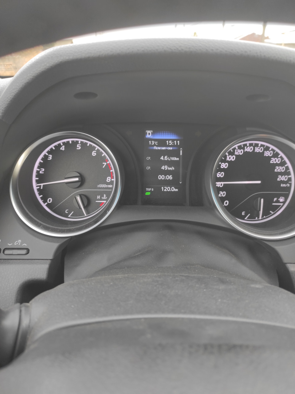 Снова про расход Камри на вариаторе. — Toyota Camry (XV70), 2 л, 2021 ...