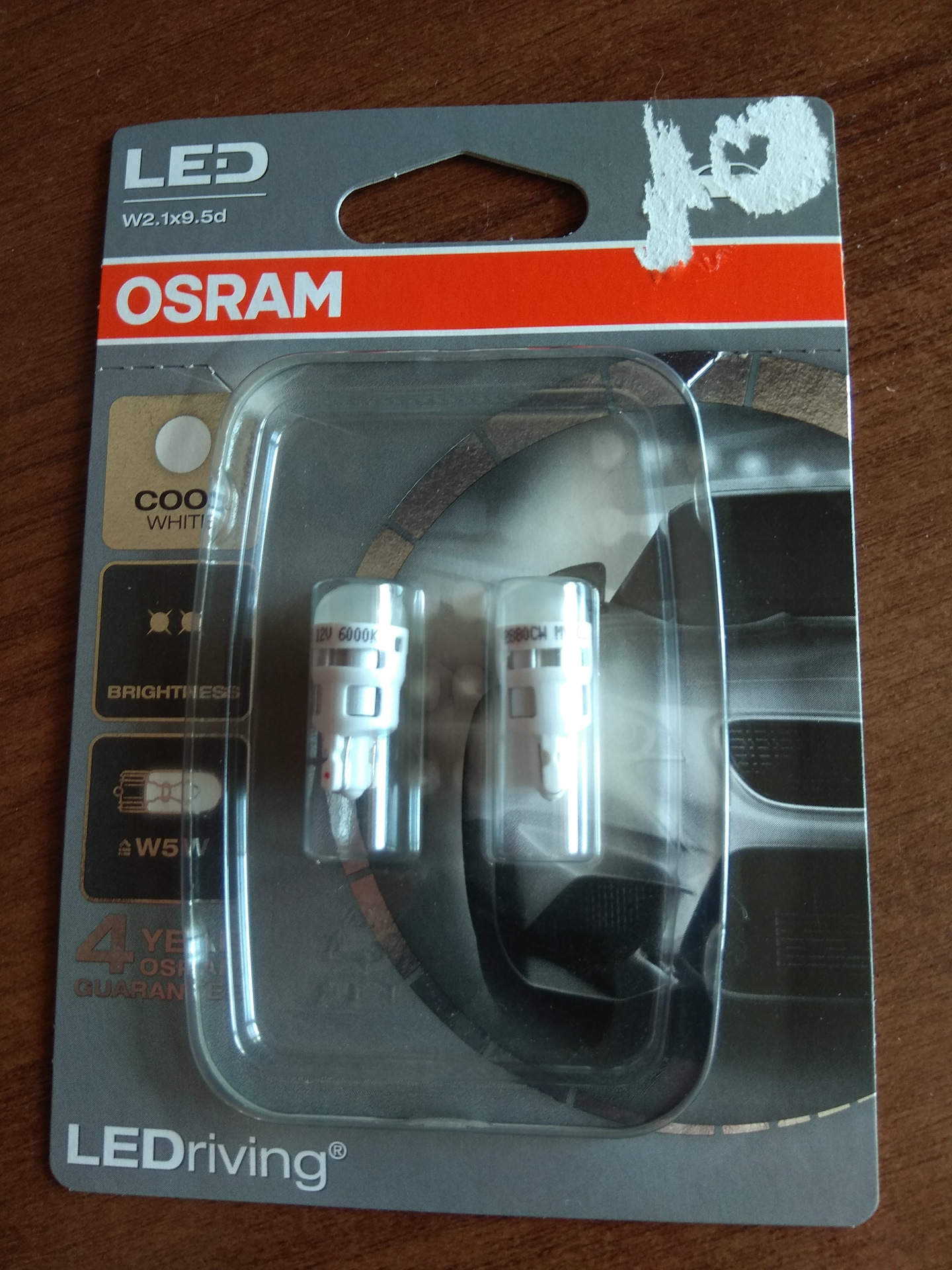 #004 — LED габариты на Ford Fiesta Mk5 — Ford Fiesta (Mk V), 1,6 л ...