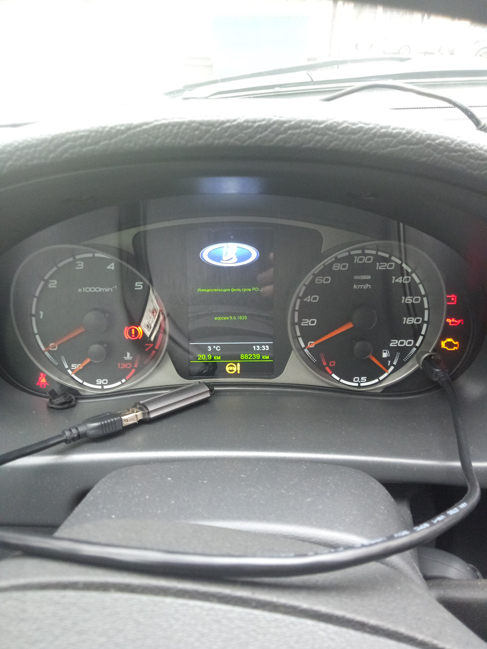 Обновление Навигатора в приборной панели приора с Can-шиной и 4г памяти ...