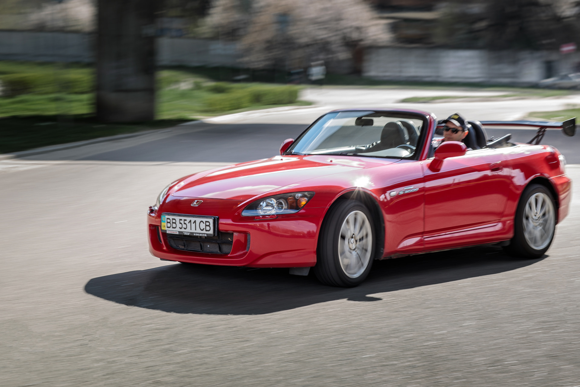 Honda s2000 Red White Wheels