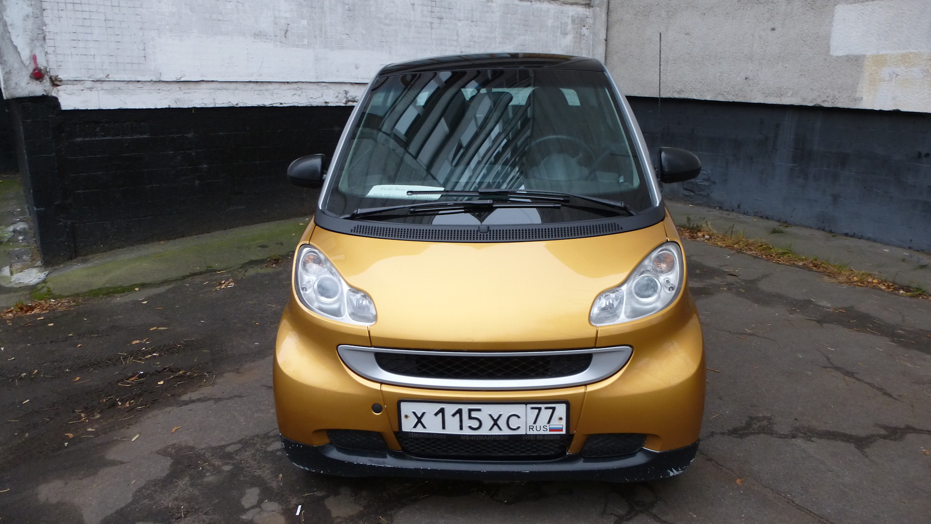 Smart fortwo (2G) 1.0 бензиновый 2010 | Золотой Дракон на DRIVE2