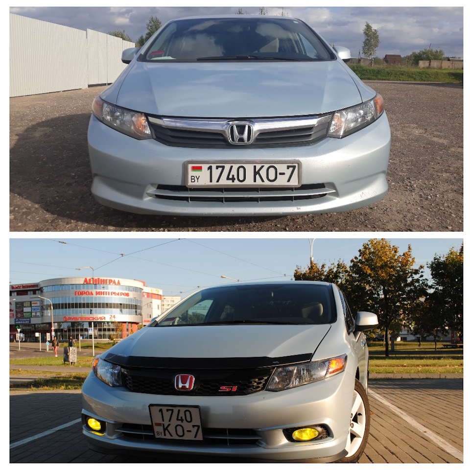 Финал преображения. Смена имиджа. Тонировка — Honda Civic 4D (9G), 1,8 л,  2012 года | стайлинг | DRIVE2