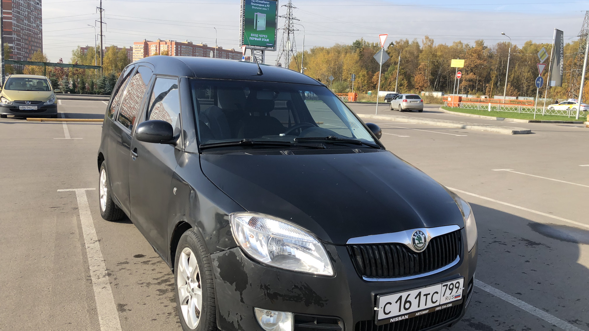 Skoda Roomster 1.6 бензиновый 2008 | 🐜💨 Черный муравей на DRIVE2