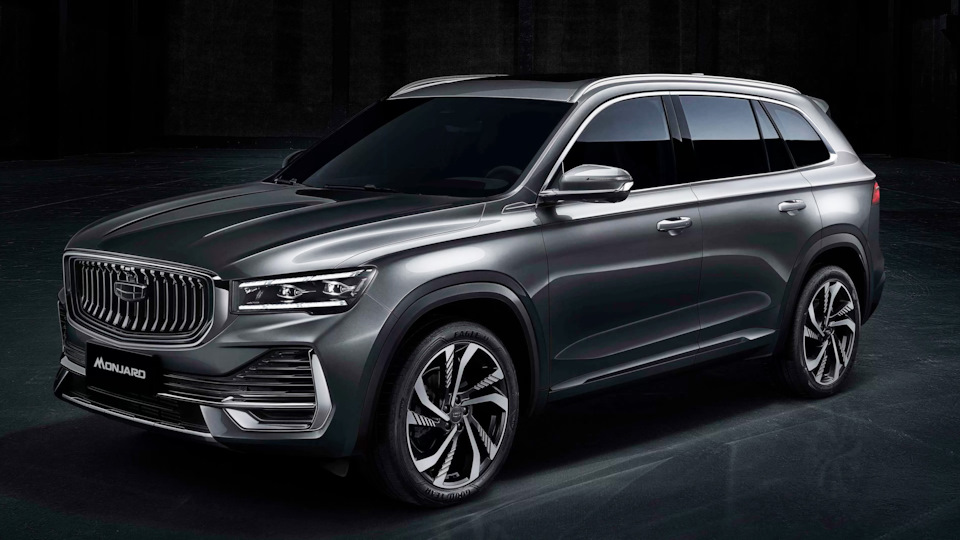 Geely Monjaro Серый на сером
