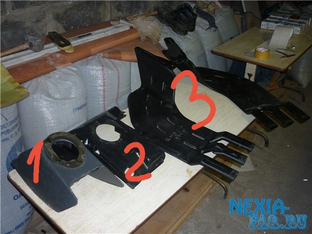 Обдув ног задних пассажиров — Daewoo Nexia (N150), 1,6 л, 2012 года ...