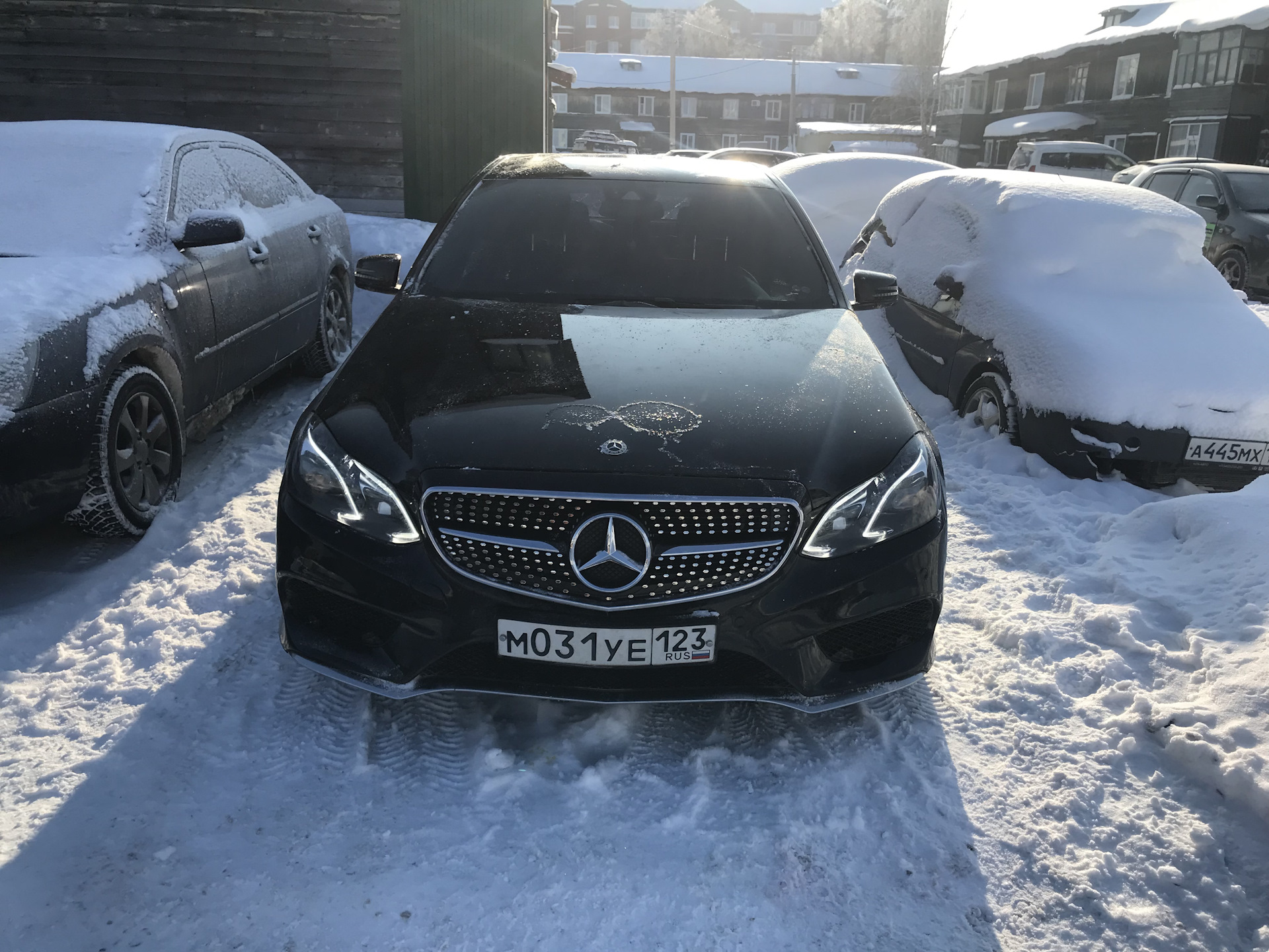 Mercedes w213 зима