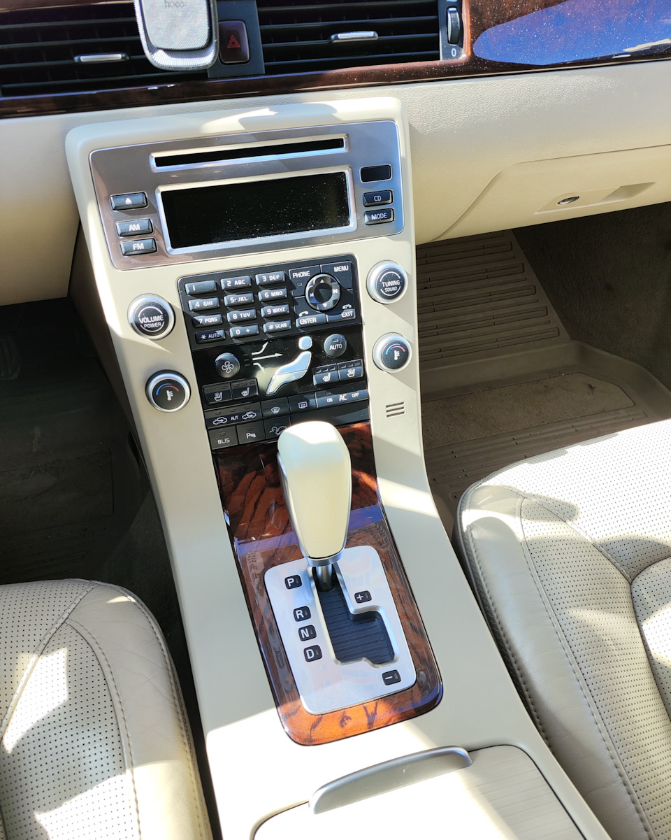 панель дорест + ручка с серебристыми вставками — Volvo XC70 III