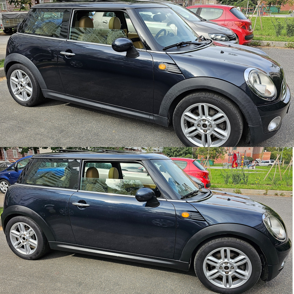 12. Полироль и чернение пластика — MINI Cooper Mk II, 1,6 л, 2007 года |  мойка | DRIVE2