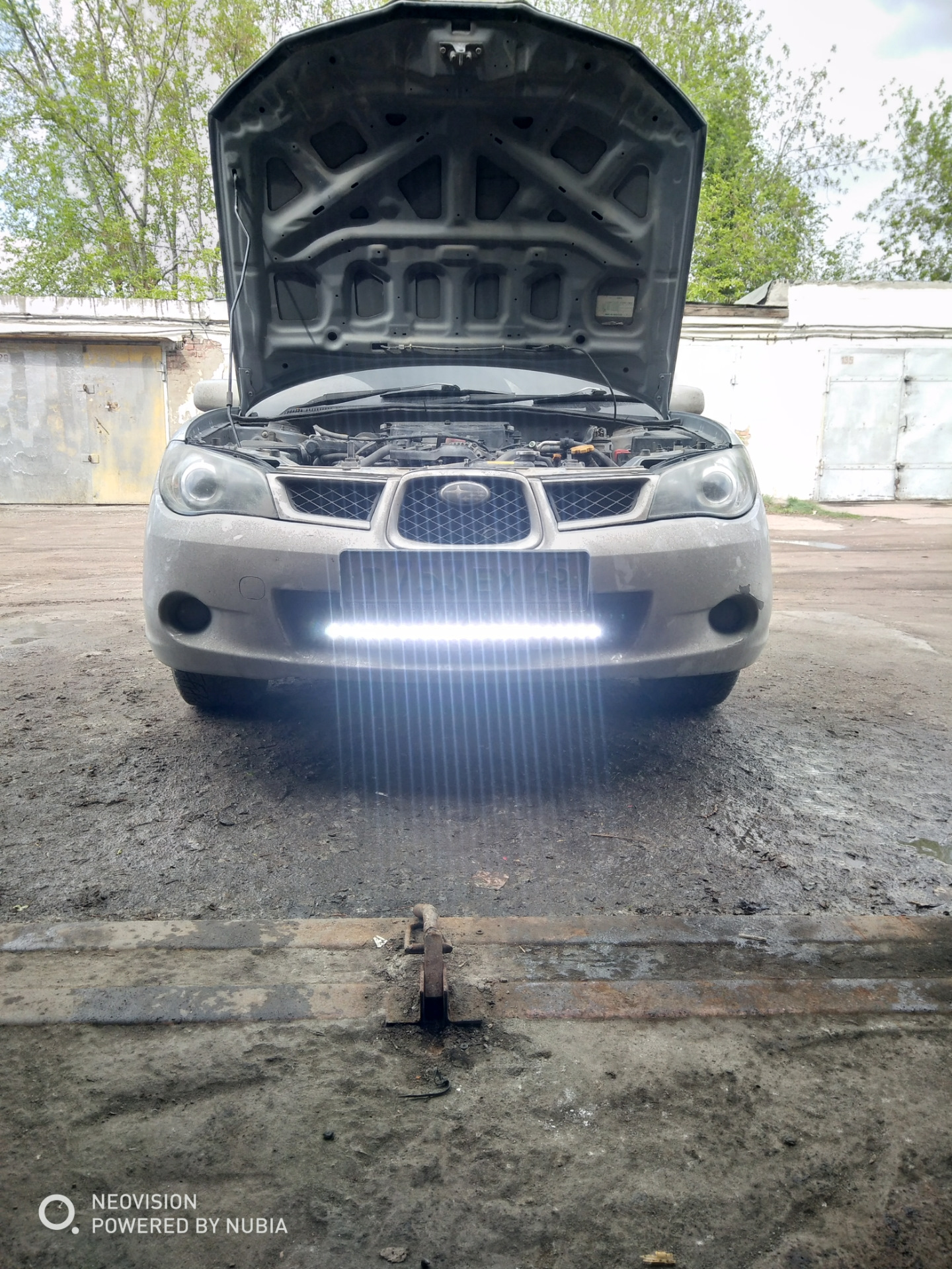 Установка светодиодной люстры! — Subaru Impreza (GD, GG), 2 л, 2006 ...