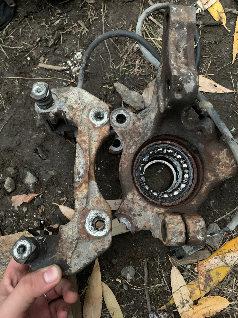 О том как решил сам поменять подшипник ступицы — Mitsubishi Lancer IX ...