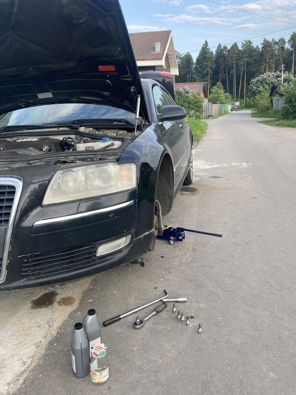 Прокачка тормозов и приехали… — Audi A8 (D3), 3,7 л, 2003 года | поломка |  DRIVE2