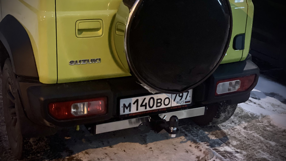 Установил фаркоп — Suzuki Jimny (4G), 1,5 л, 2019 года | аксессуары ...