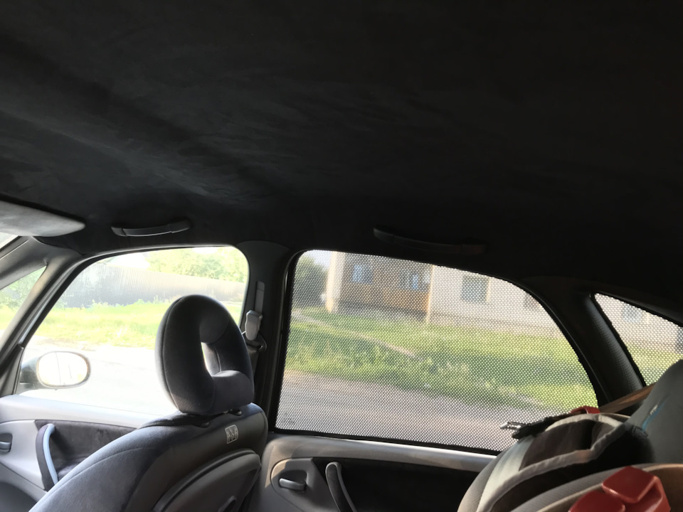 Как снять потолок ситроен пикассо Переклейка потолка - Citroen Xsara Picasso, 2 л, 2003 года аксессуары DRIVE2