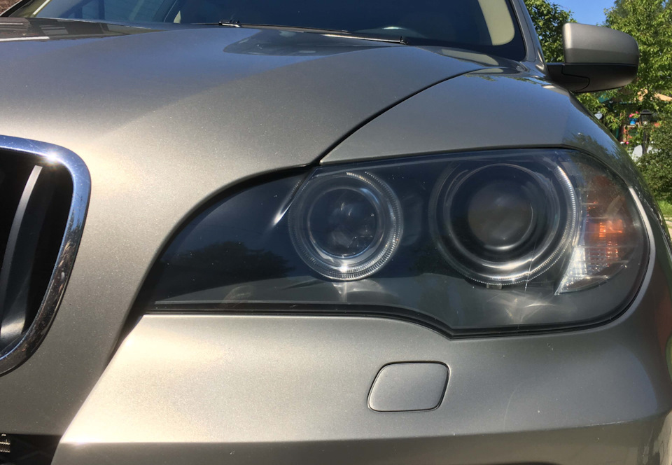 Полировка фар и бронирование плёнкой + планы на будущее — BMW X5 (E70 ...