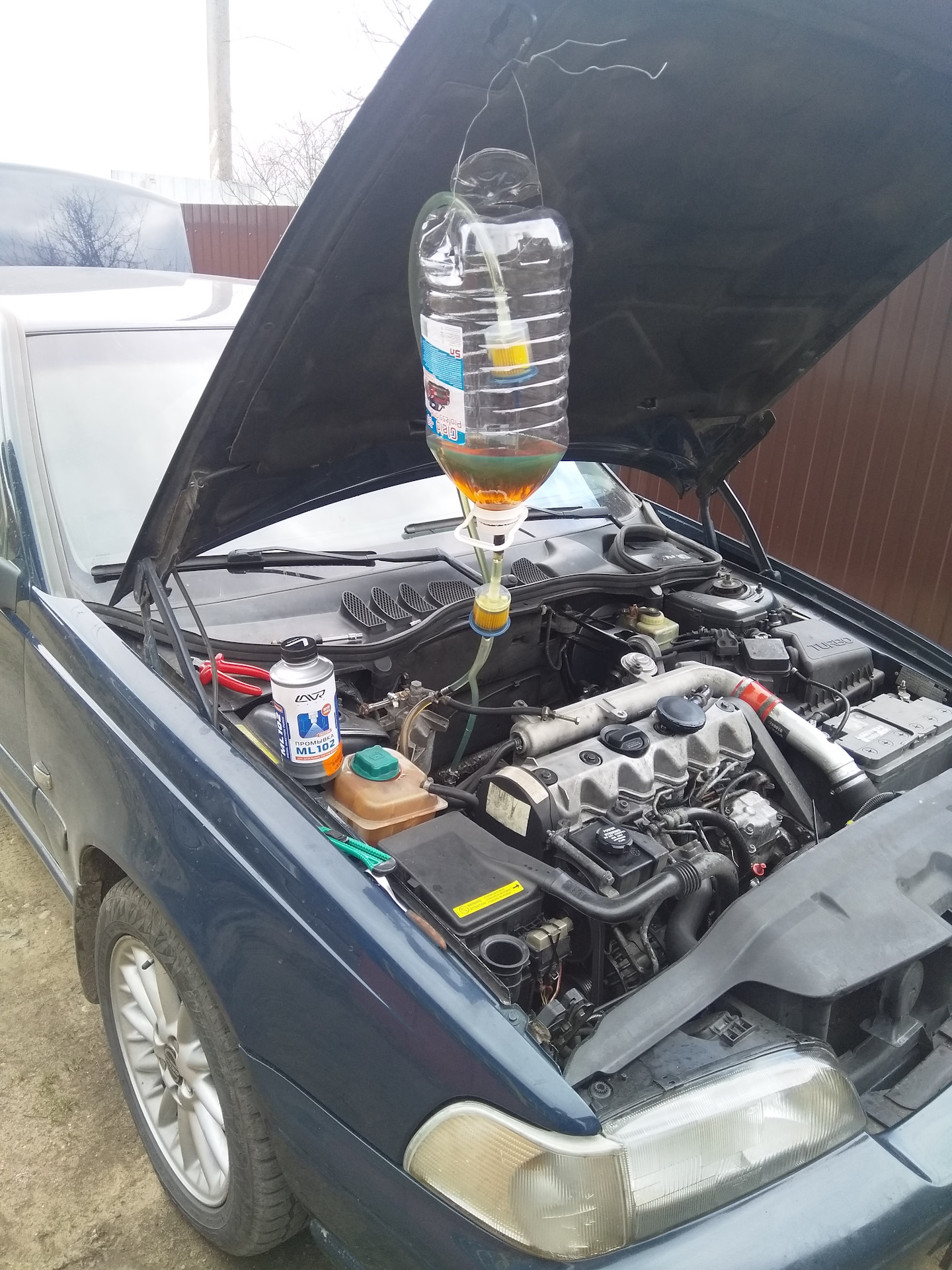 Промывка топливной системы — Volvo S70, 2,5 л, 1997 года | своими ...
