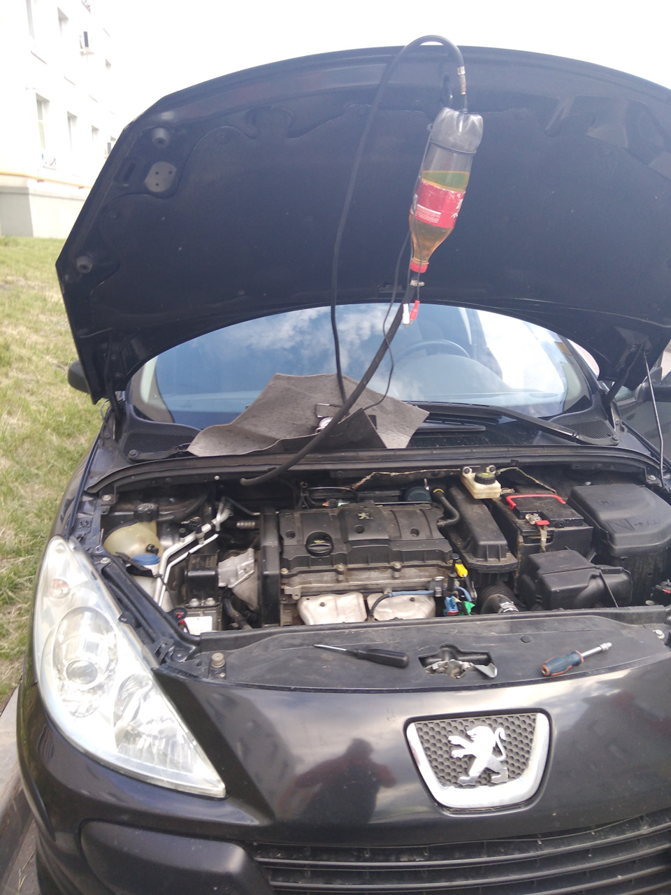 Уменьшить расход топлива + раскаксовка + мойка форсунок — Peugeot 307 ...