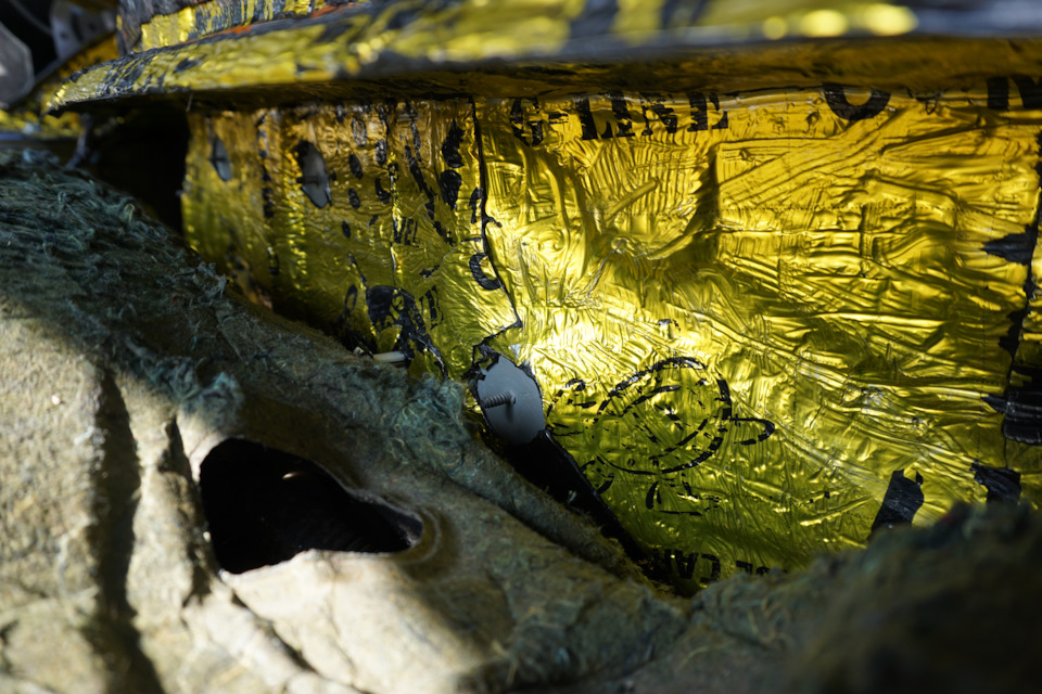 Пробуем зашумить моторный щит. — Nissan Murano II, 3,5 л, 2012 года ...