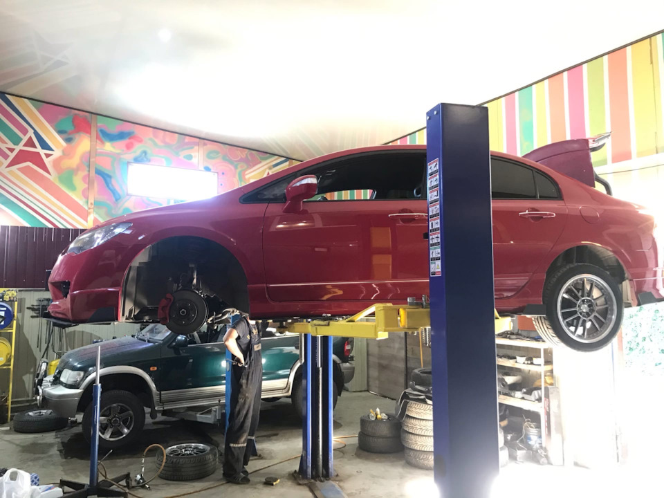 Пружины с занижением -30 и втулка в рулевую рейку — Honda Civic Hybrid ...