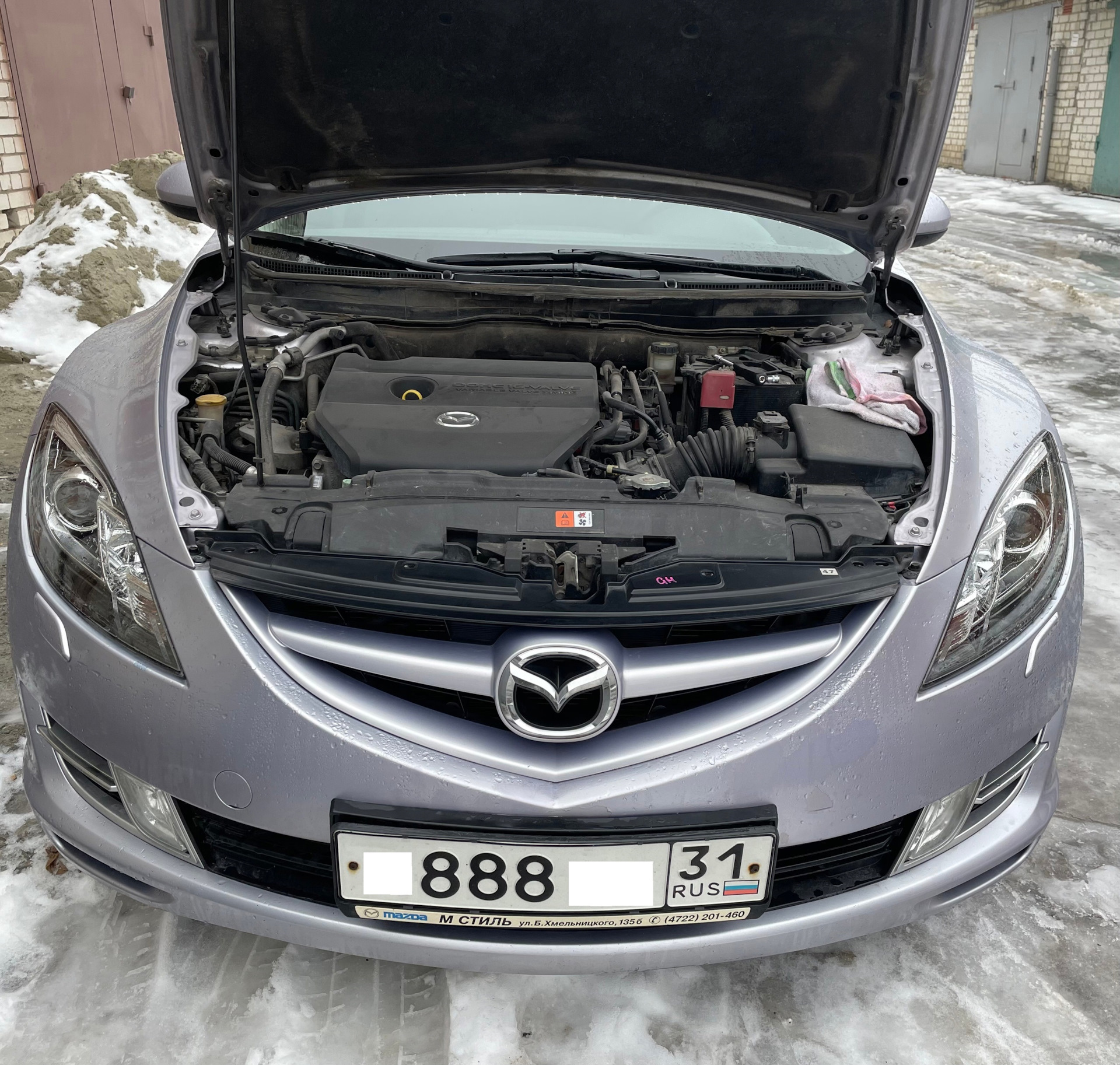 Решётка радиатора SPORT — Mazda 6 (2G) GH, 2 л, 2009 года | тюнинг | DRIVE2