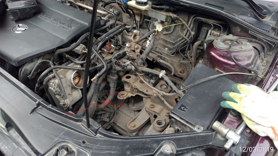 Чистим сапун МКПП — Mazda 3 (1G) BK, 2 л, 2007 года | своими руками ...