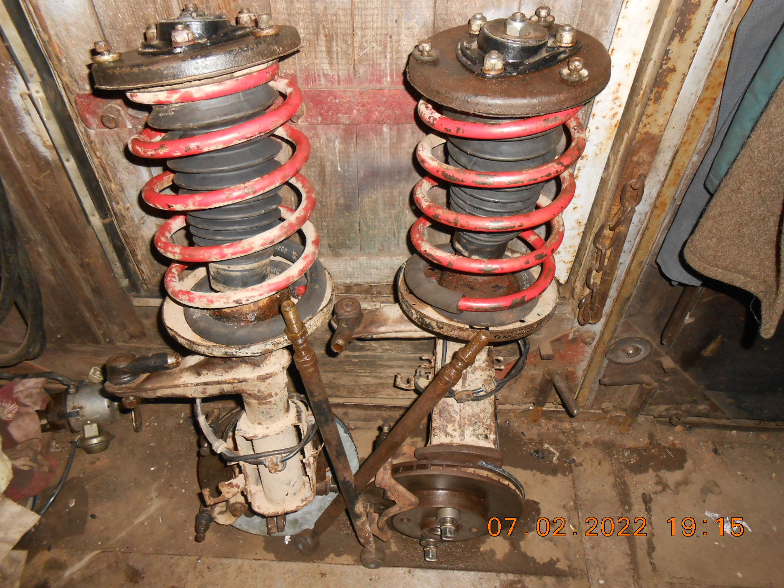 Передние стойки Ауди-100с3 для себя. — Audi 100 (C3), 2 л, 1989 года ...